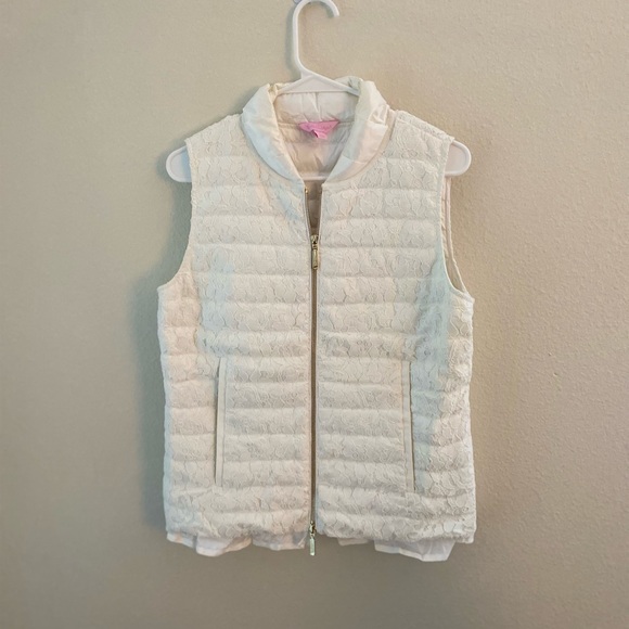 Lilly Pulitzer Jackets & Blazers - Lilly Pulitzer White Vest
